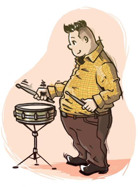 Character illustration of Marjoram from Steambot Chronicles.