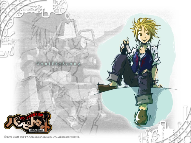 Steambot Chronicles wallpaper featuring Vanilla and Trotmobile artwork.