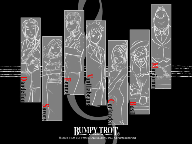 Black Steambot Chronicles wallpaper featuring character portrait panels.
