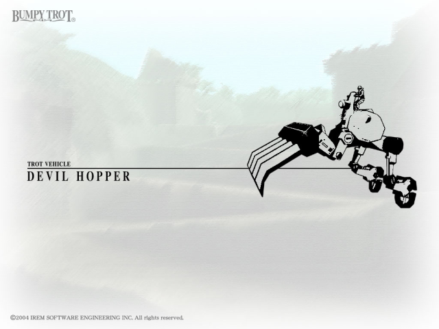 Monochrome Steambot Chronicles wallpaper featuring the Devil Hopper enemy.