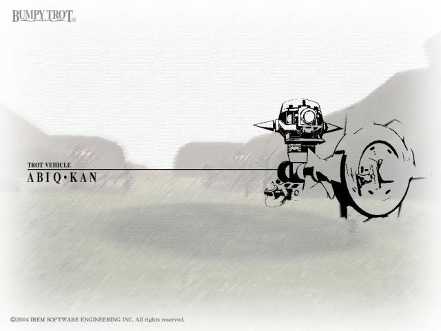 Monochrome Steambot Chronicles wallpaper featuring the Abiq-Kan enemy.