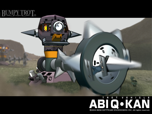 Steambot Chronicles wallpaper featuring the Abiq-Kan enemy.