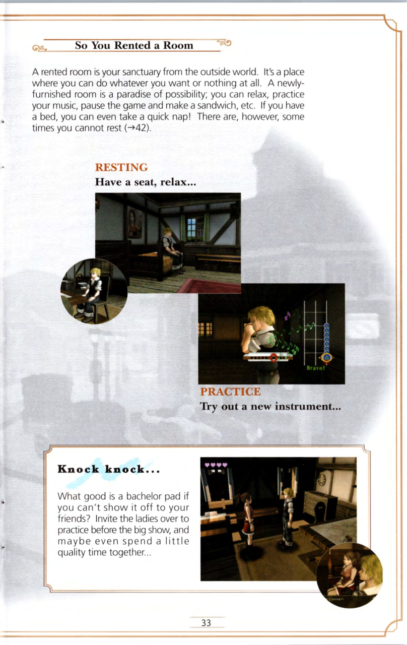 Steambot Chronicles US manual — Printed page 33.